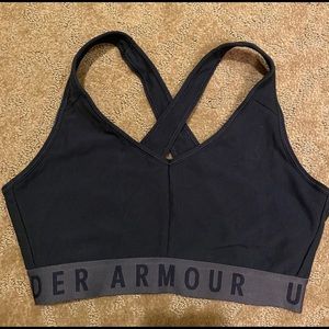 Under Armour Favorite Cotton Med. Black Sports Bra